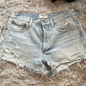AGOLDE denim shorts